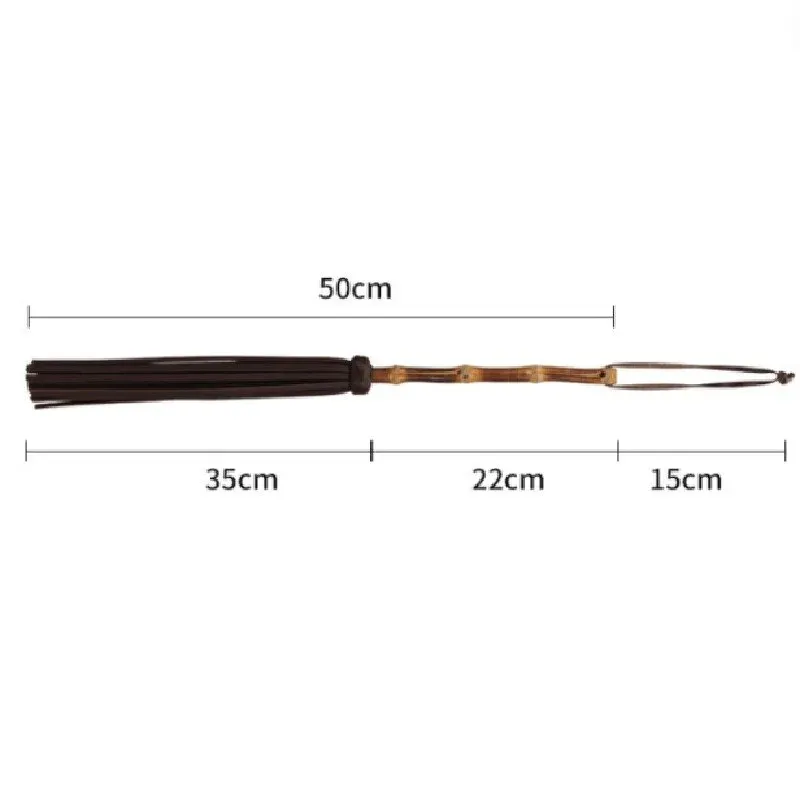 Bamboo & Leather Flogger - image 1