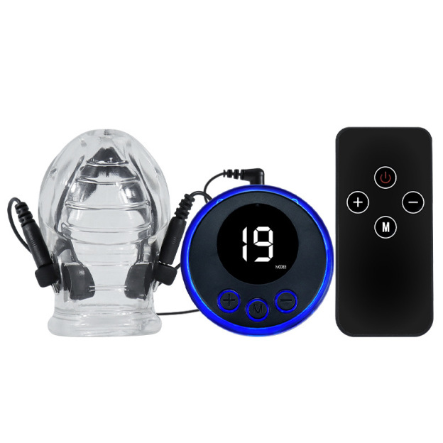 Electric Shock Penis Sleeve Glans Ring BDSM Sex Toy -WeLovePlugs