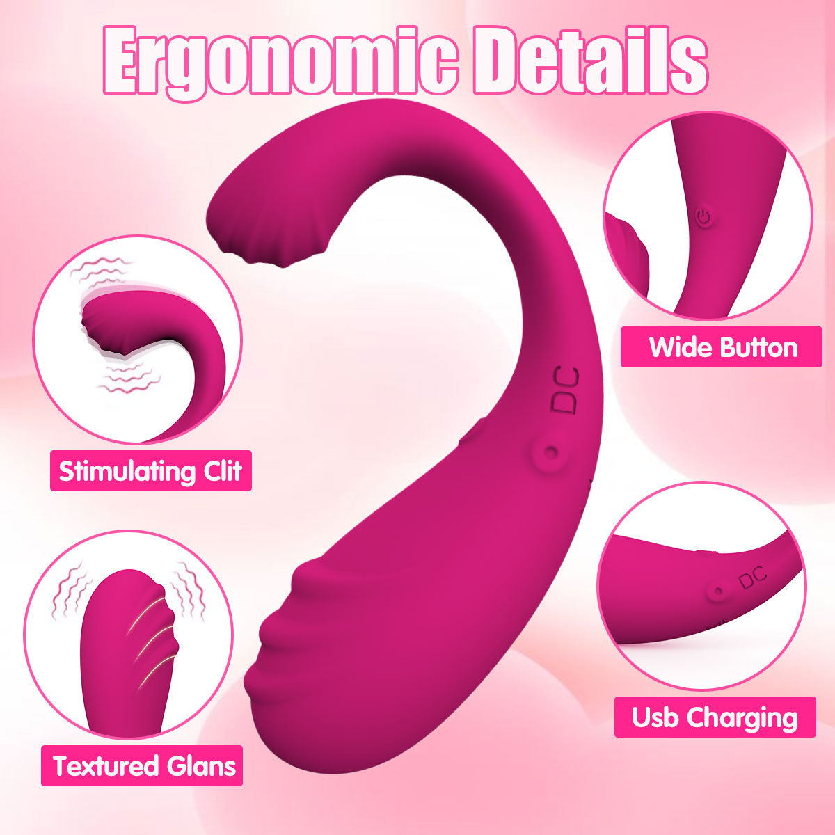 Dual Motor Vibrator for Vaginal & Clitoral Stimulation - App Control-WeLovePlugs