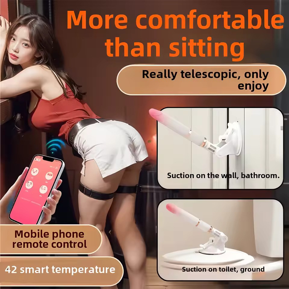 2-in-1 Sex Machine & Realistic Dildo With 10 Thrusting Modes  - image 3