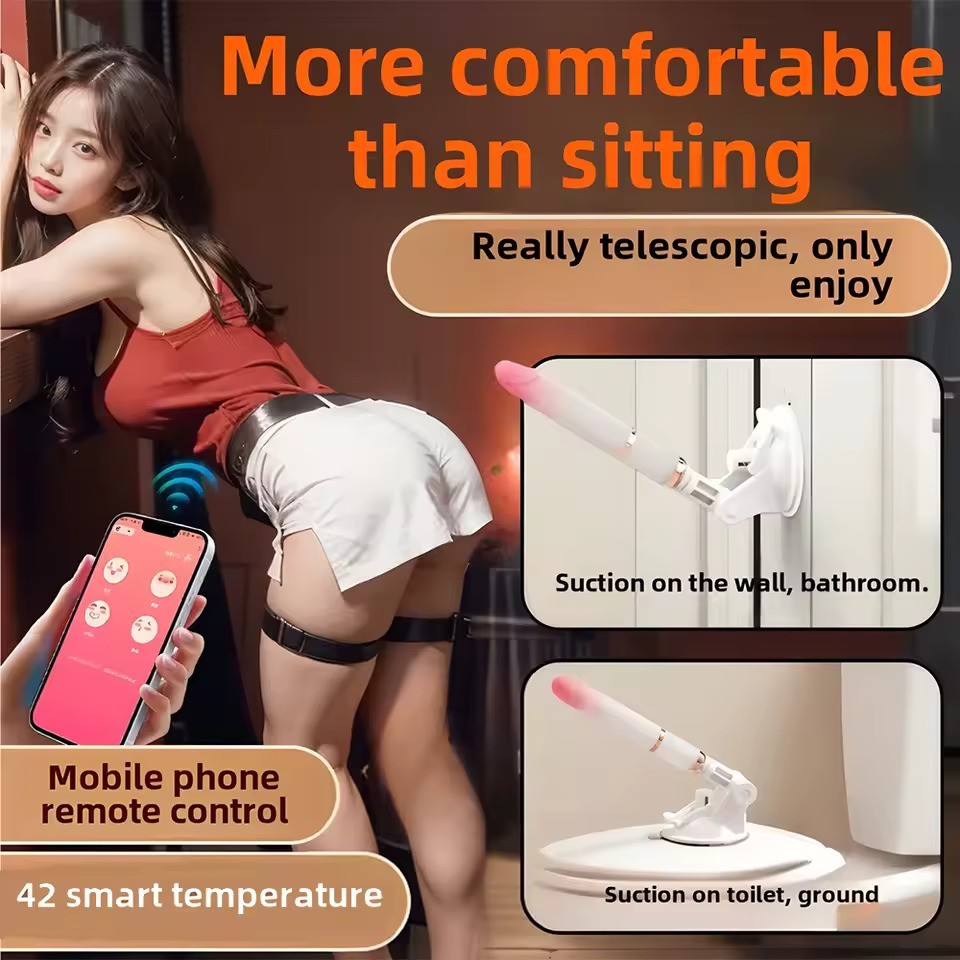 2-in-1 Sex Machine & Realistic Dildo With 10 Thrusting Modes  - image 3