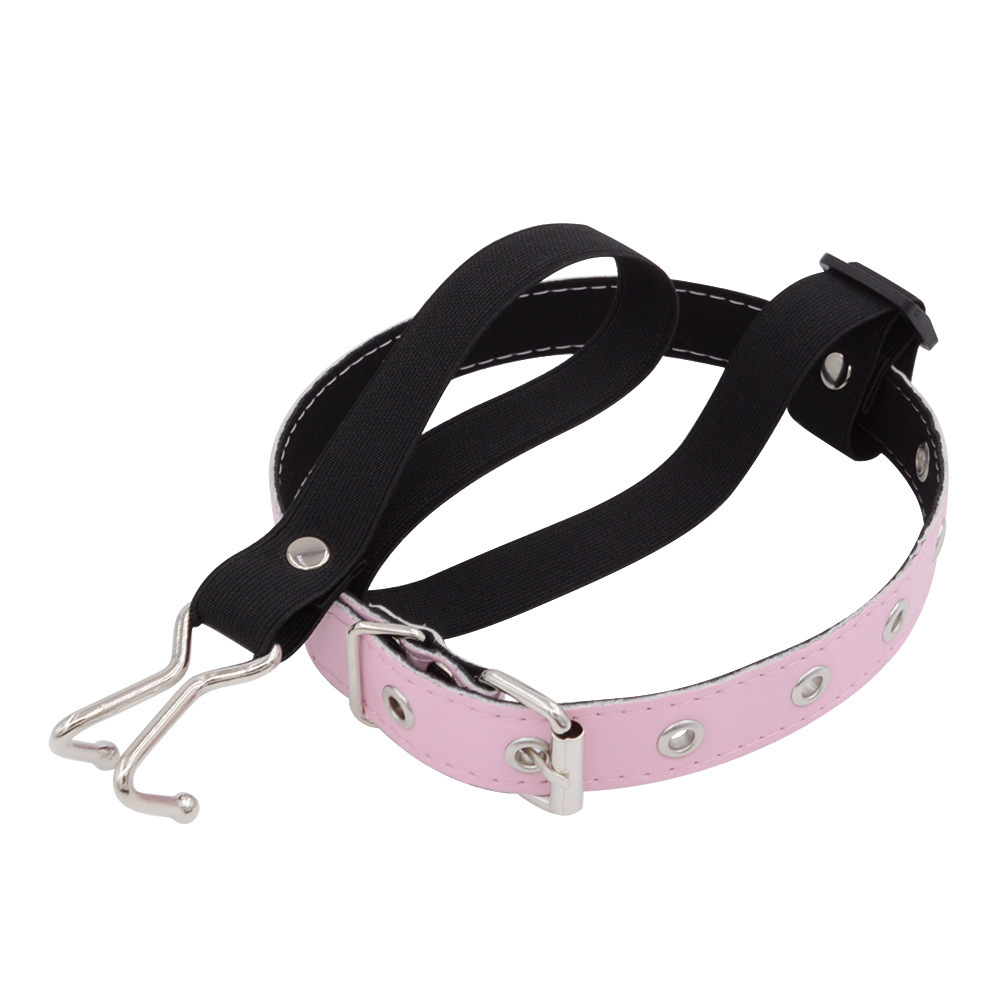 Neck Collar Necklace with Metal Nose Hook Buckle Halloween Choker-WeLovePlugs