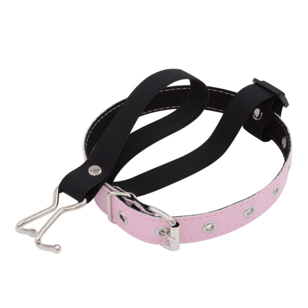 Neck Collar Necklace with Metal Nose Hook Buckle Halloween Choker-WeLovePlugs