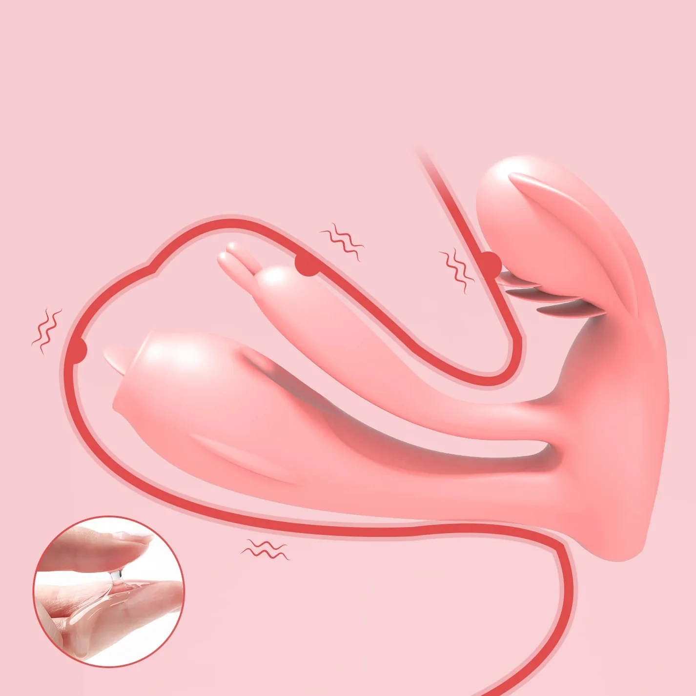 3-Motor Smart Rabbit Vibrator with App Control - image 1