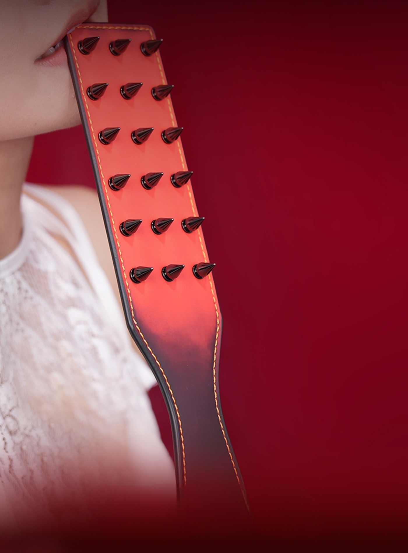 Color-Changing Studded Leather Paddle - image 8