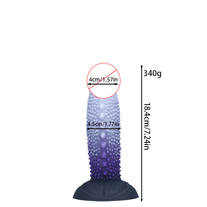 Spiky Monster Fantasy Dildo - S - image 7