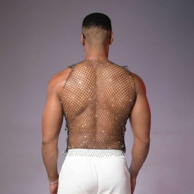 Starluxe Mesh Sparkle Top – Style F - image 9