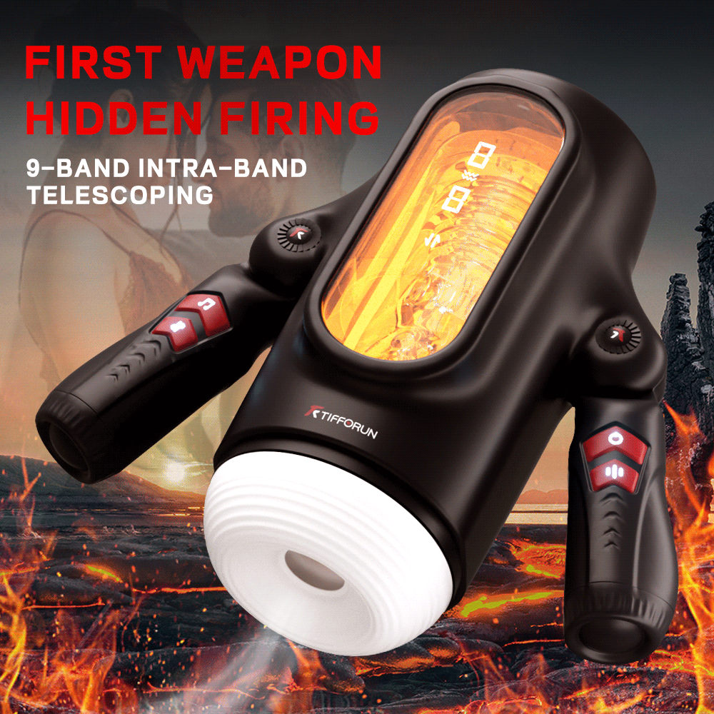 Male Masturbators Automatic Telescopic Vibrator-WeLovePlugs