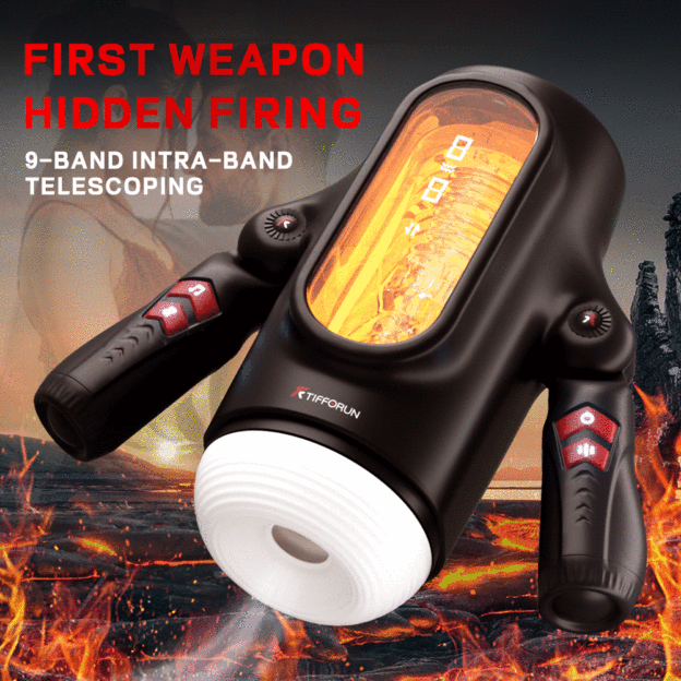 Male Masturbators Automatic Telescopic Vibrator-WeLovePlugs