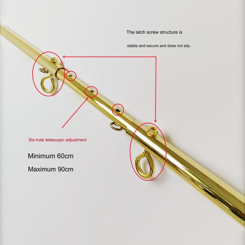 SM Restraints Golden Spreader Bar Handcuffs Shackles -WeLovePlugs