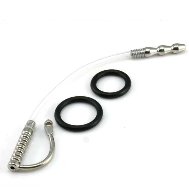 Stainless Steel Beginner Dilator 11'' with 1.18"/0.98" Rings-WeLovePlugs