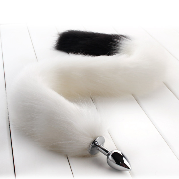 Long Plush Fox Tail Butt Plugs-WeLovePlugs