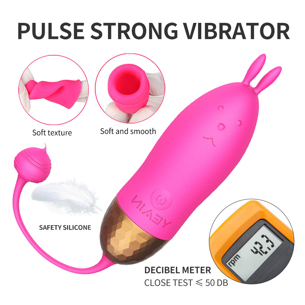 Heartbeat Bliss - 10X Vibrating Egg Rabbit Vibrator