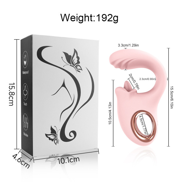 Luxelick 6.1'' Dual Motor Tongue Vibe Licking Vibrator-WeLovePlugs