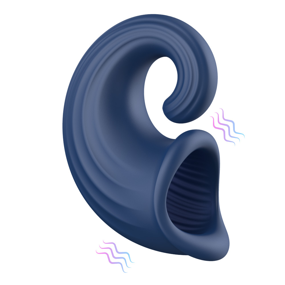 Horn Shape Penis Stimulator Stroker Cock Trainer -WeLovePlugs