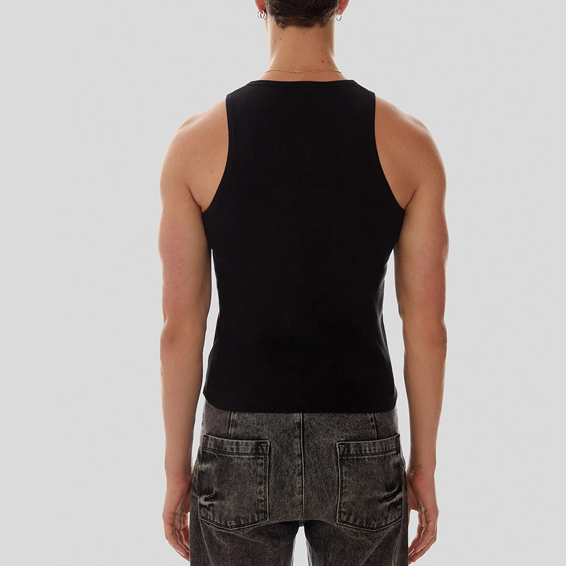 Versatile White Loose-fit Casual Tank Top - image 6