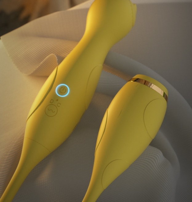 Double Heads Clitoris Teasing Stimulation Vibrator -WeLovePlugs