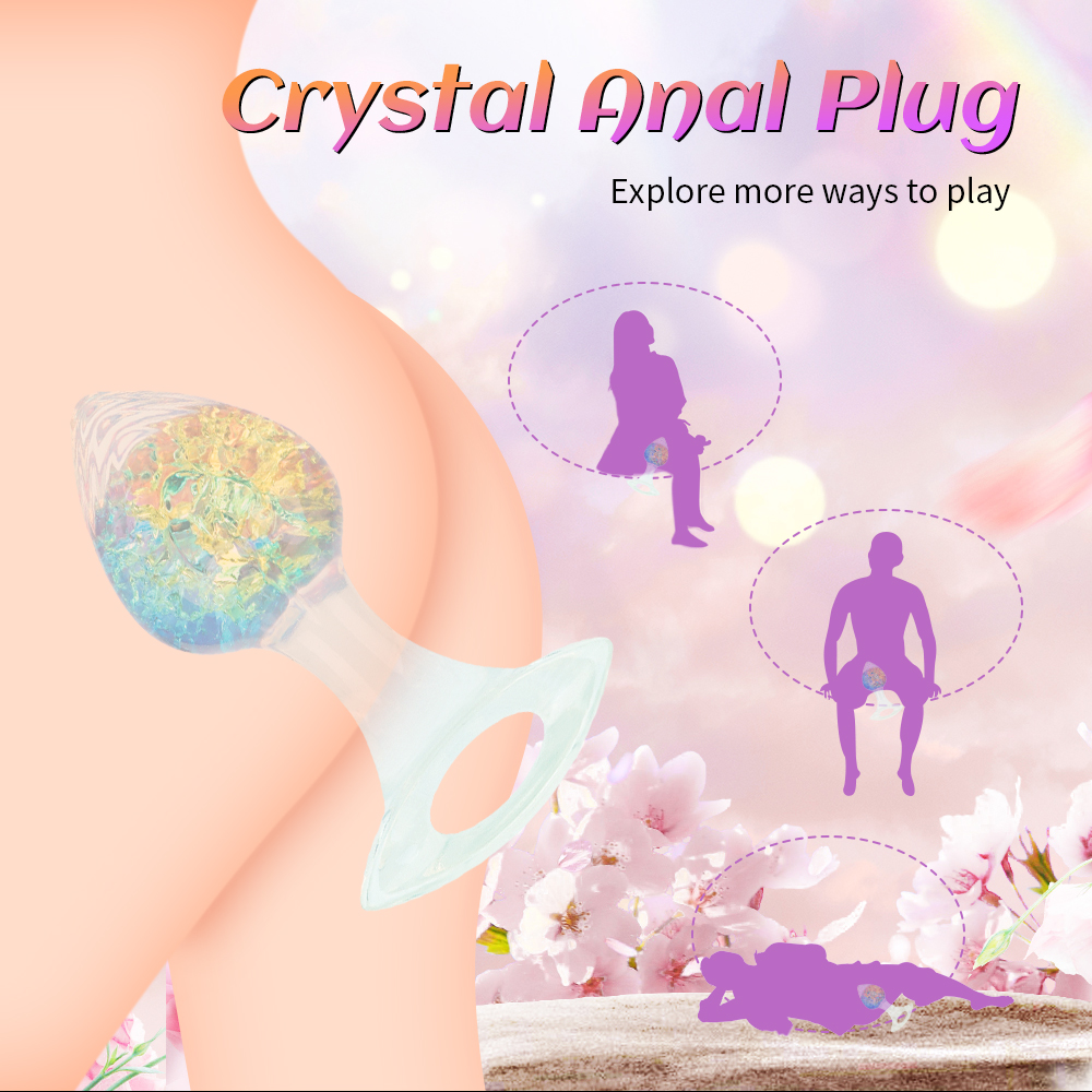 Crystalix Silicone Anal Plug-WeLovePlugs