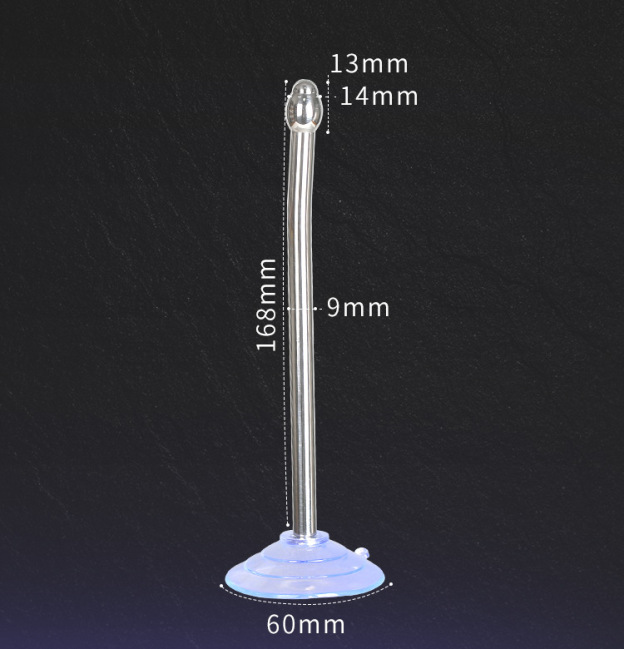 Urethral Sound with Suction Cup Base -WeLovePlugs