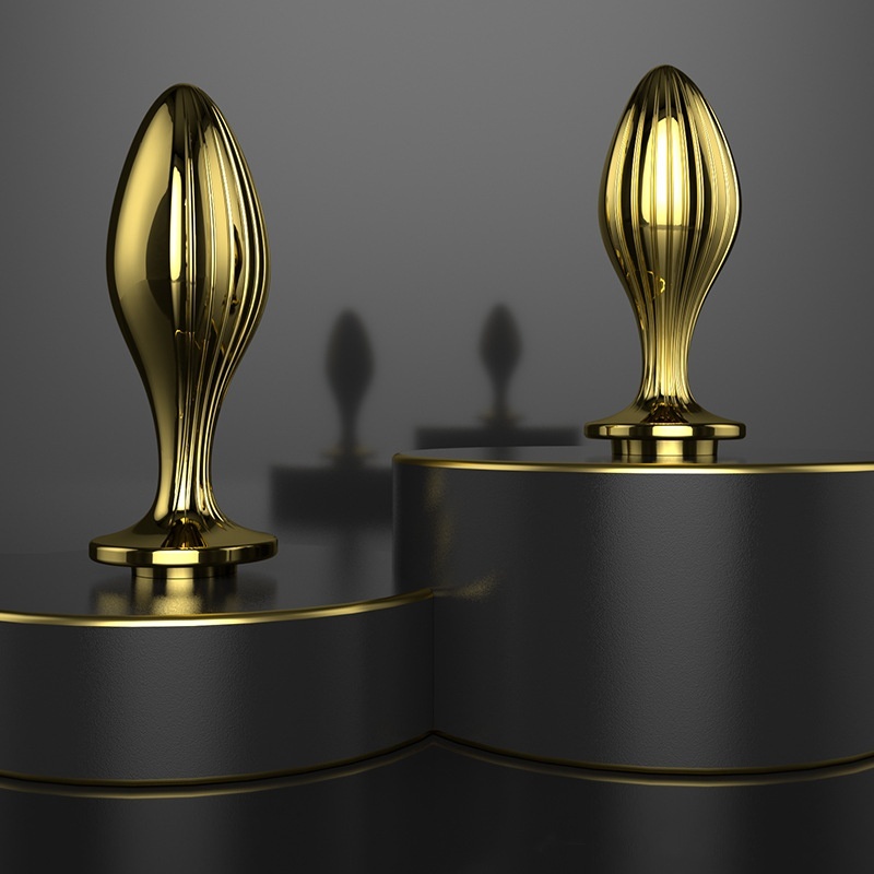 Premium Golden Sexy Fox Wolf Tail Anal Plug -WeLovePlugs