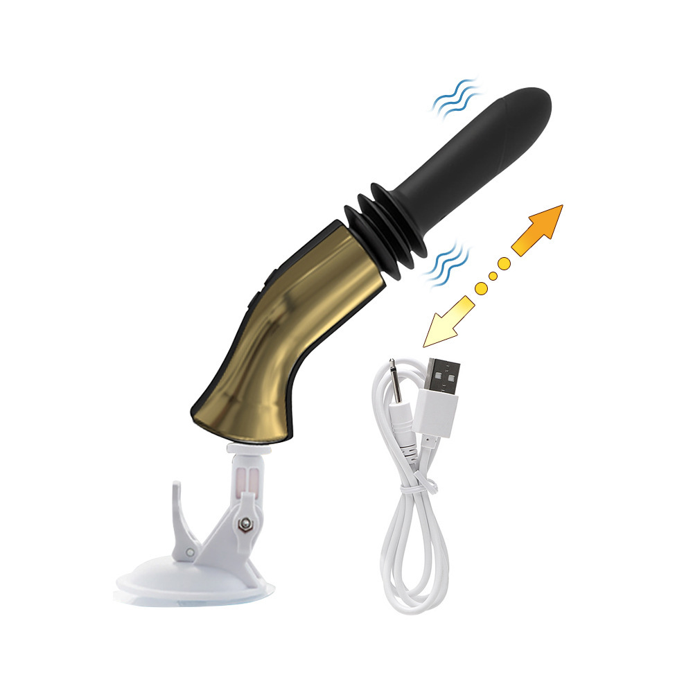 2-in-1 Sex Machine - Golden - image 1
