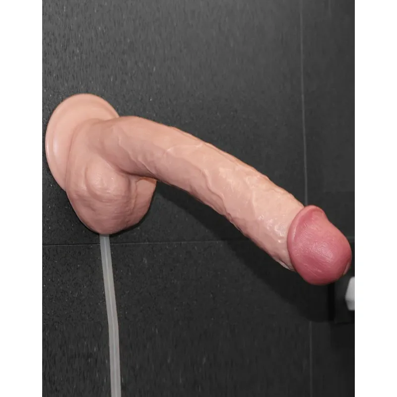 Ealistic Suction Cup Dildo With Squeezable Bulb - image 9