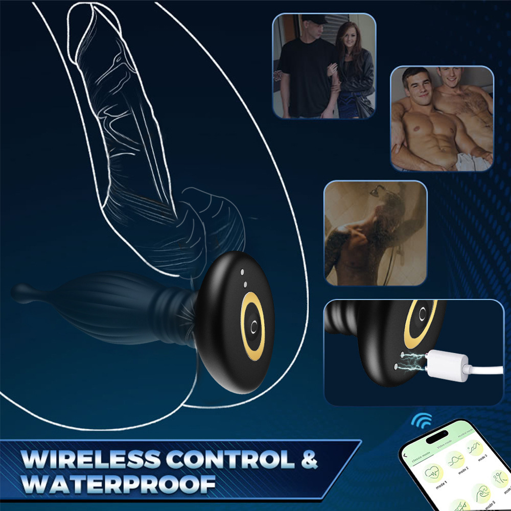 VelvetDrive – Silicone Anal Butt Plug with App Control-WeLovePlugs