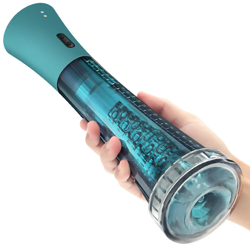 Vacuum Sucking & Vibrating Male Masturbator Stroker