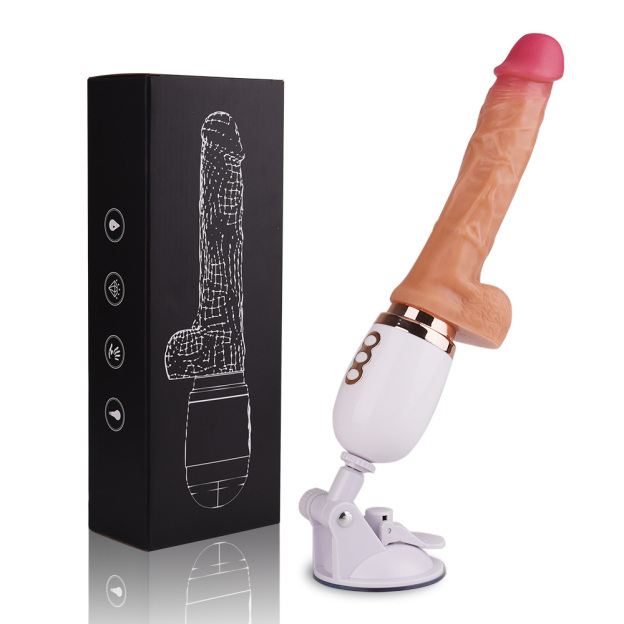 Auto Thrusting Dildo with Remote – 10 Vibration & 3 Pulsation Modes, Hands-Free Fucking Machine-WeLovePlugs