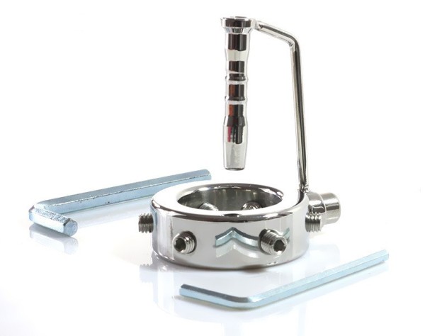 Kali's Teeth Spike Glans Penis Ring Dialator with Urethral Penis Plug  -WeLovePlugs