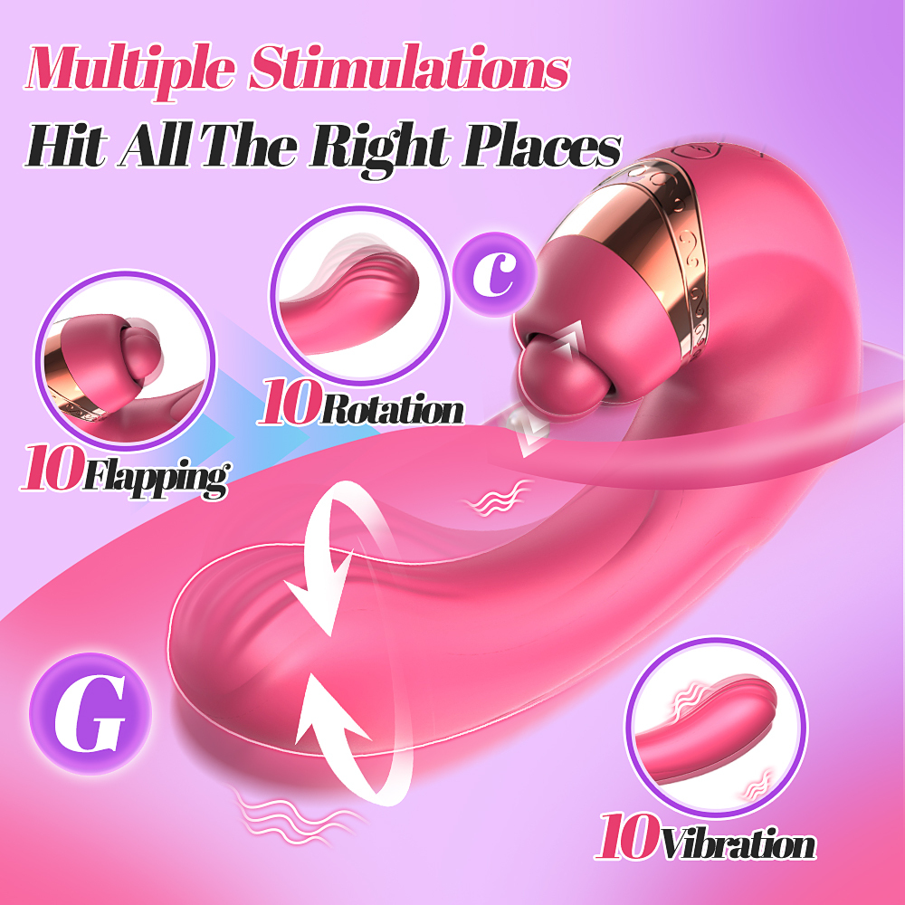 6.9'' Wearable 10-mode Vibrator - image 5