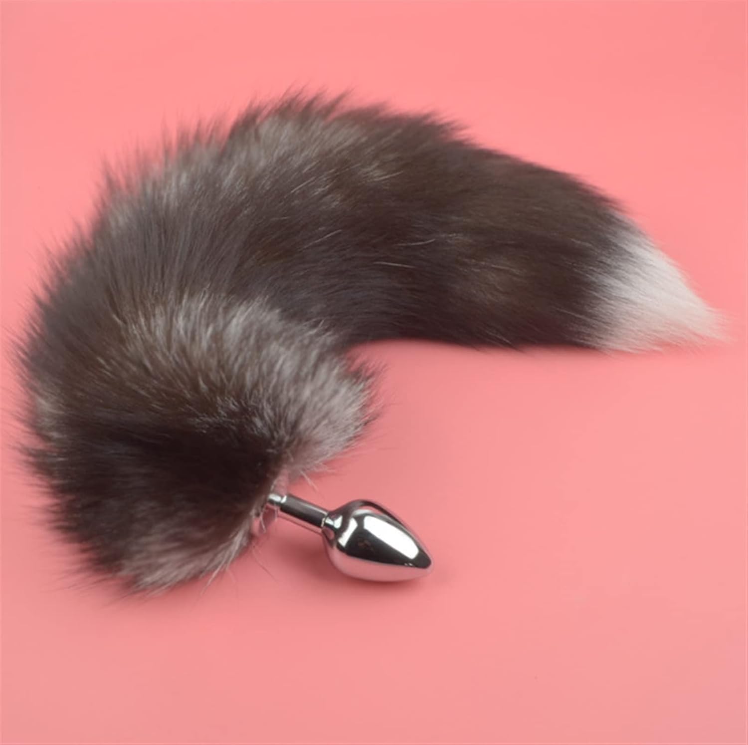 Foxtail Plug Metal Anaus Butt Plug  -WeLovePlugs