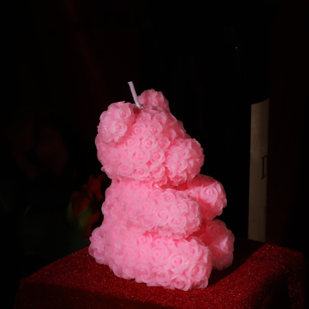 Bear Floral Low Temperature Candles 