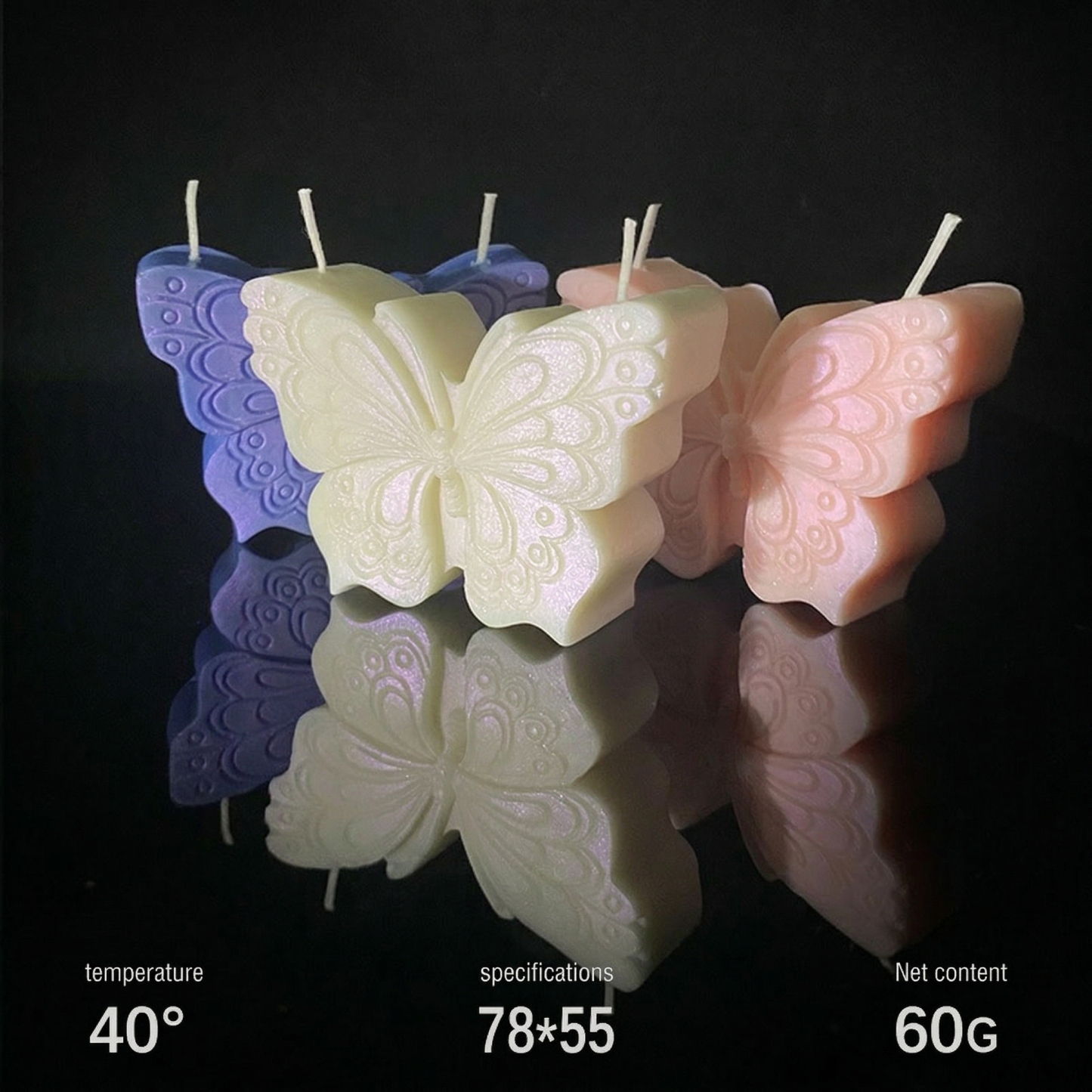 Butterfly-shaped Low-temperature Candle - image 6