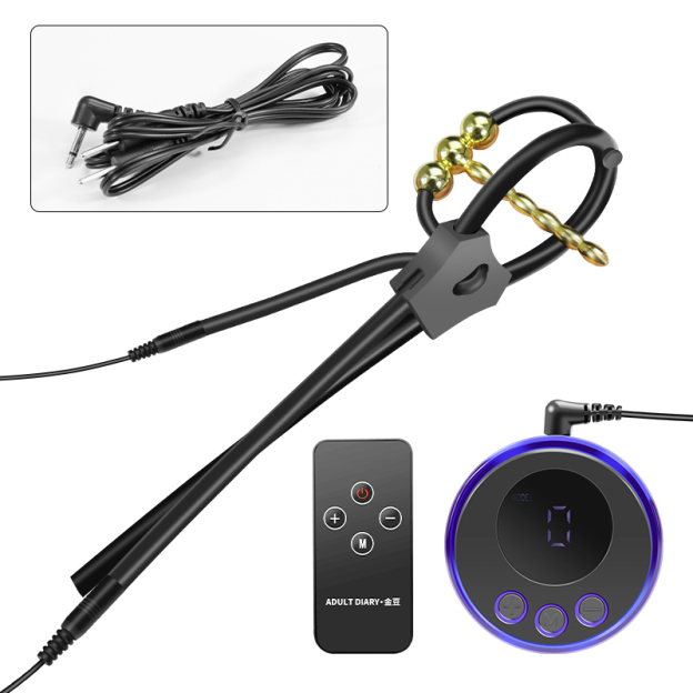 Stainless Steel Urethral Plug with Conductive Silicone Ring - 6-Bead Wireless Version - image 11