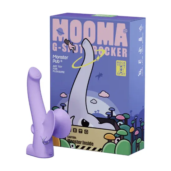 MOOMA Smart 360° Rotating G-Spot Vibrator with Heating Function - Purple - image 2