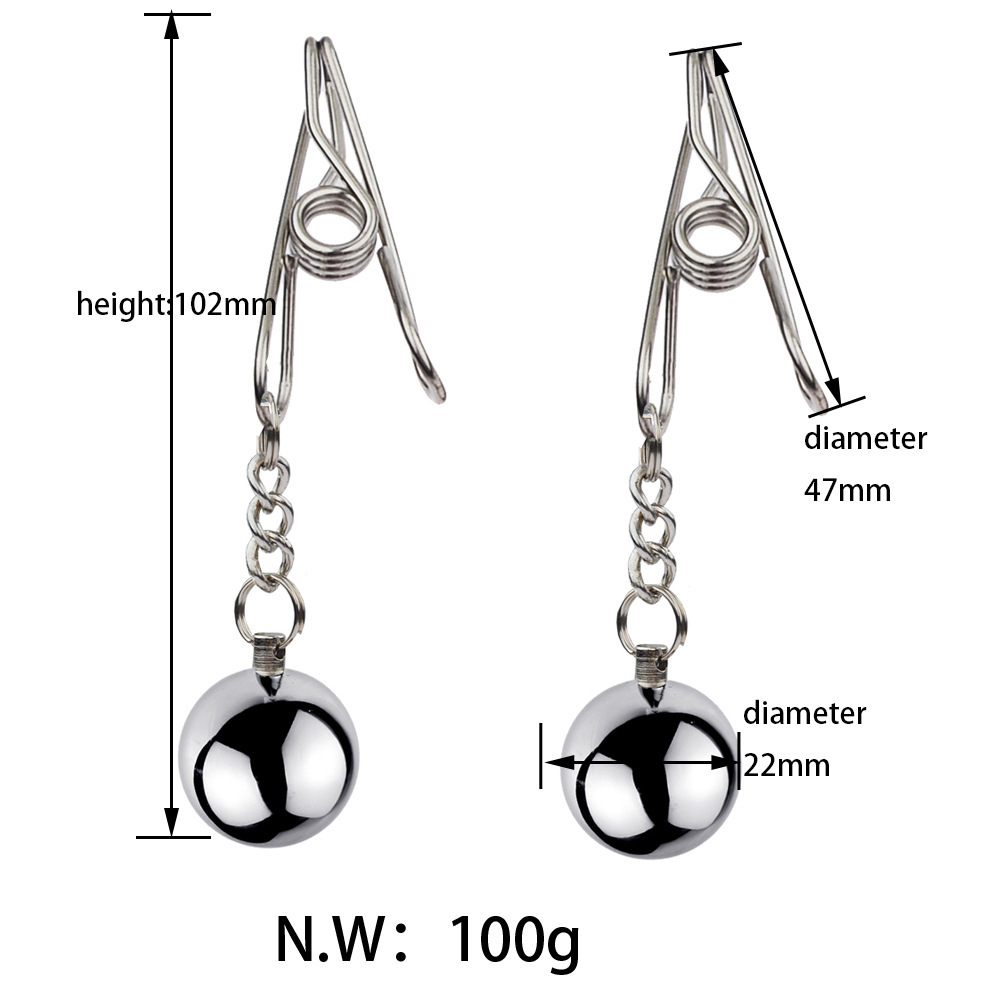 BDSM Stainless Steel Nipple Clamps Nipple Clips