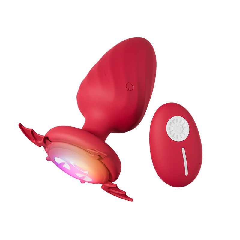 Nebula Remote Control Light Up Anal Butt Plug-WeLovePlugs