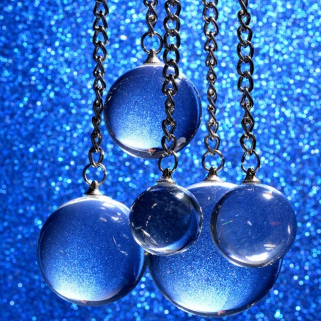 Glass Pearl Transparent Round Stopper Crystal Bead Ball Butt Plug