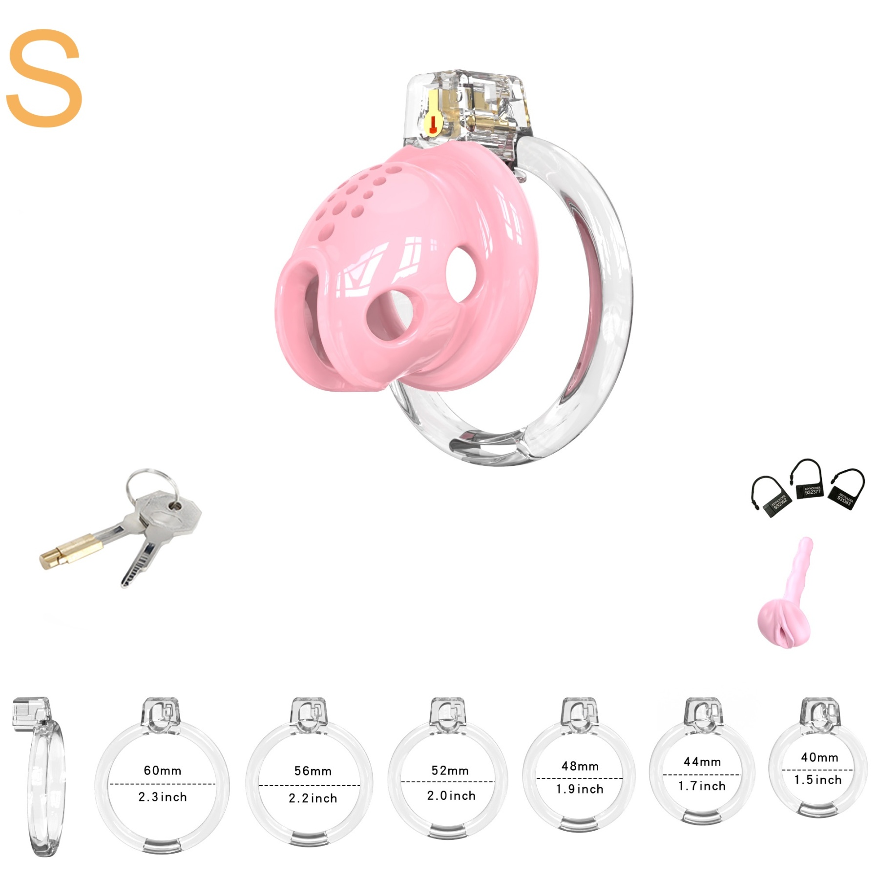 Elastic Male Chastity Cage-WeLovePlugs