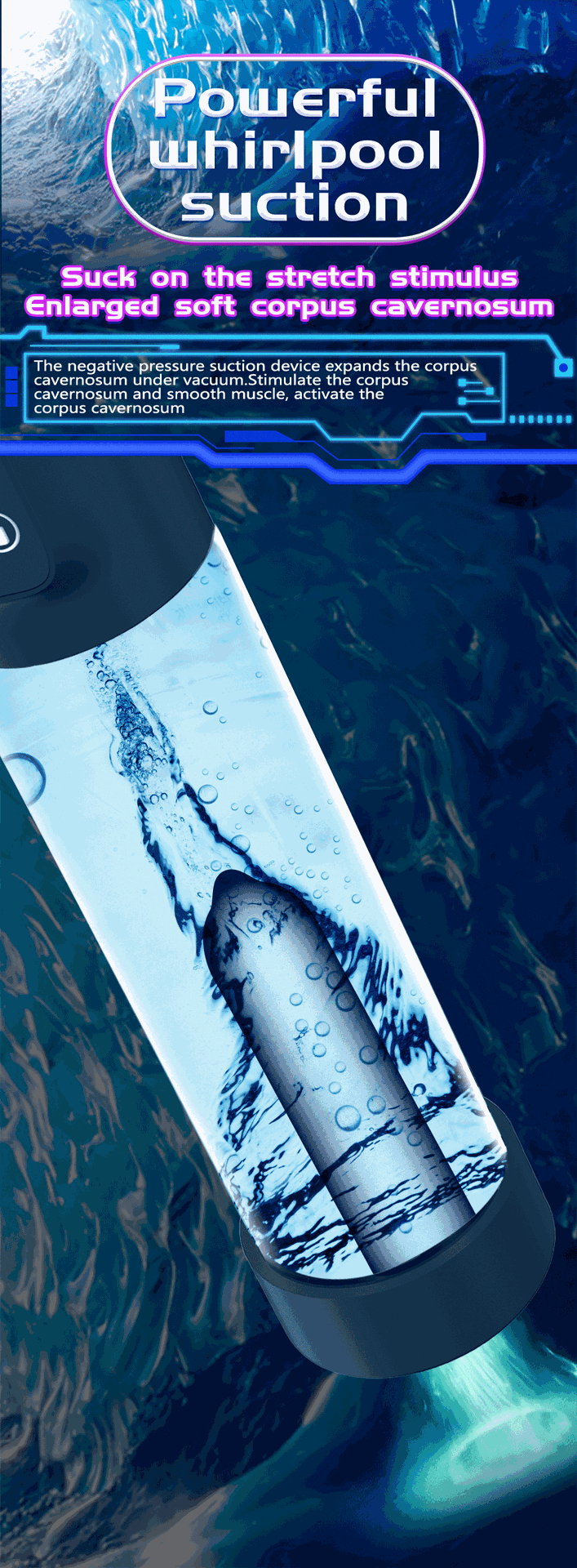 Automatic Swirl Smart Penis Pump -WeLovePlugs