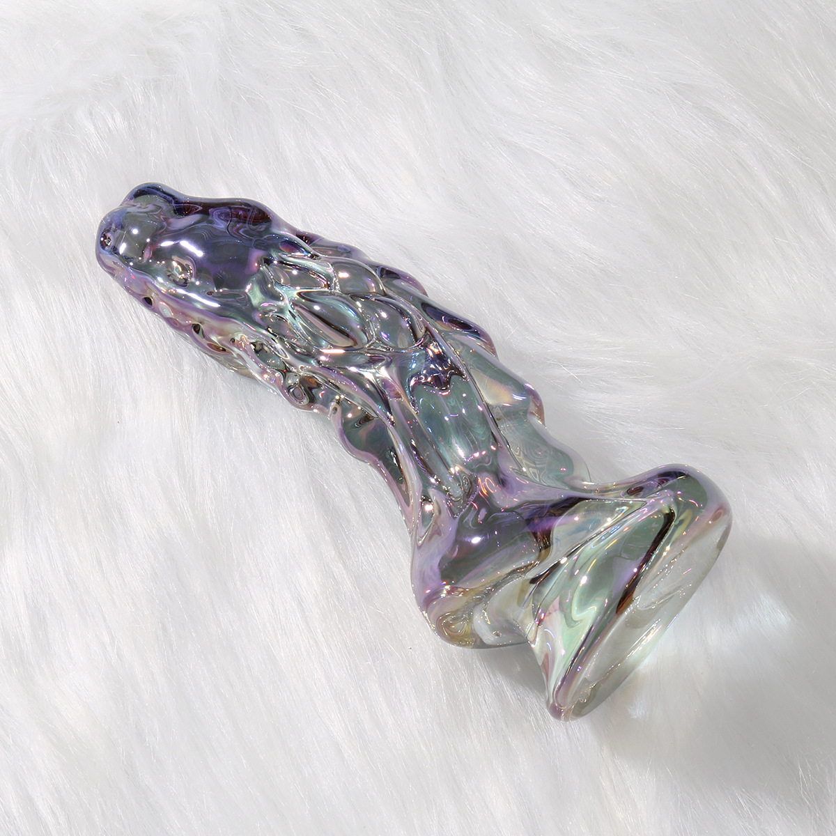 6.3 Inch Clear Glass Dragon Dildo - image 6
