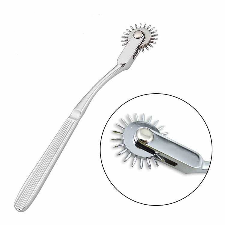 Erotic Stainless Steel Pinwheel Wartenberg Pinwheel Fetish BDSM Sex Roller -WeLovePlugs
