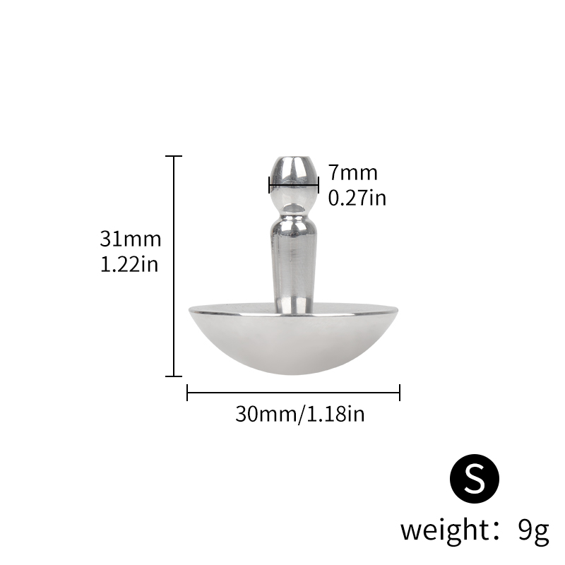 Thermobead Stainless Steel Urethral Restraint-WeLovePlugs