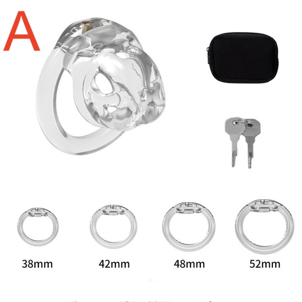 Adjustable ABS Chastity Cage – Lightweight & Discreet Lock for Long-Term Wear-WeLovePlugs