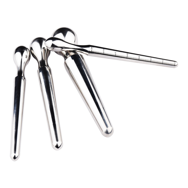 Stainless Steel Urethral Sounds With Scale Sounding Rods -WeLovePlugs