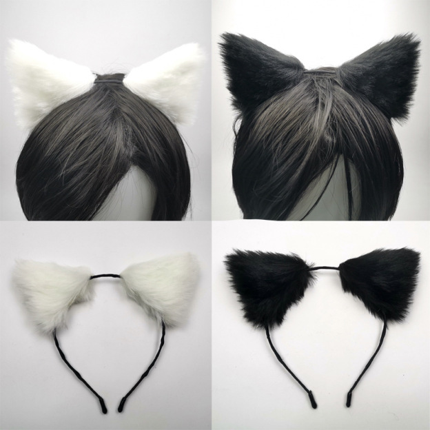 Black & White Pet Ears-WeLovePlugs