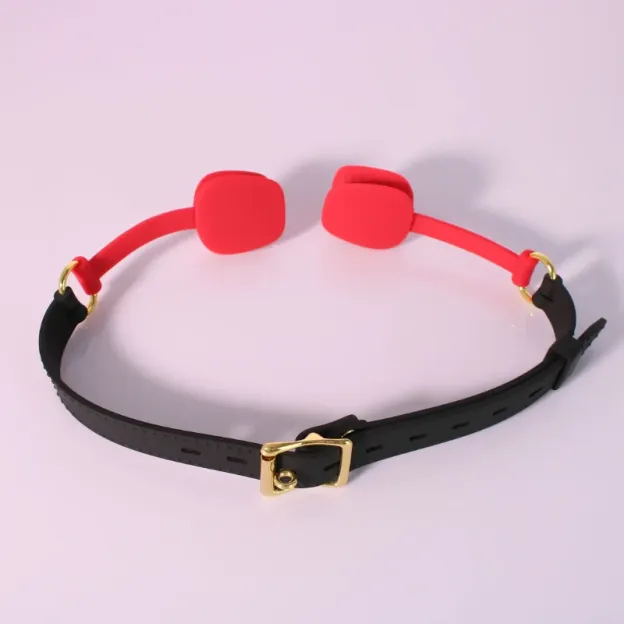 Soft Silicone Open-Mouth Gag with Adjustable Strap-WeLovePlugs