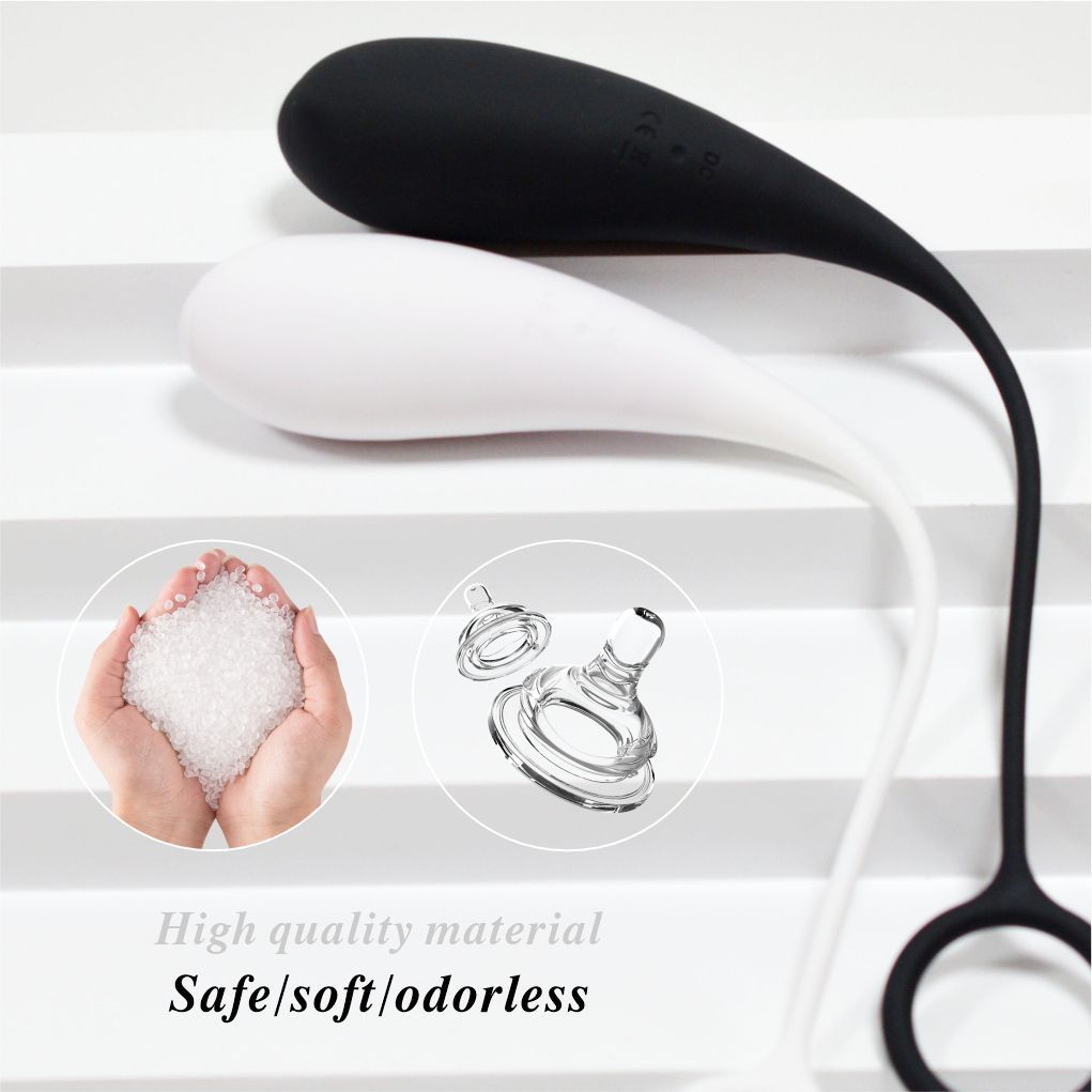 App Control Dual-Color Cock Ring with Vibrating Egg