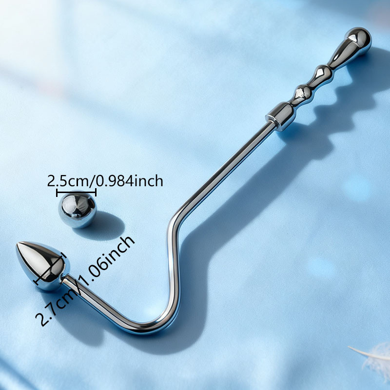 Steel Pleasure Hook – Intense Anal & Prostate Stimulator - D - image 2